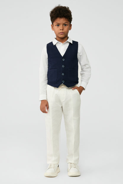 Boy White Trousers