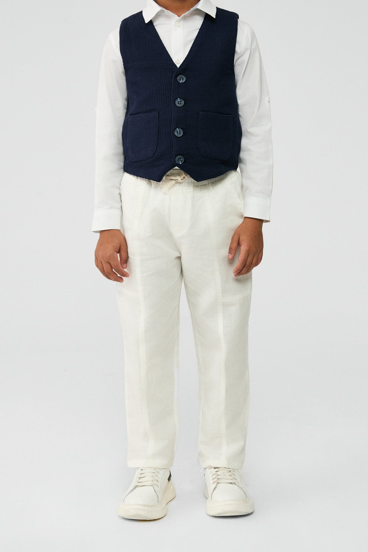 Boy White Trousers