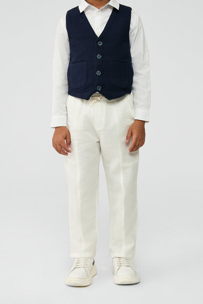 Boy White Trousers