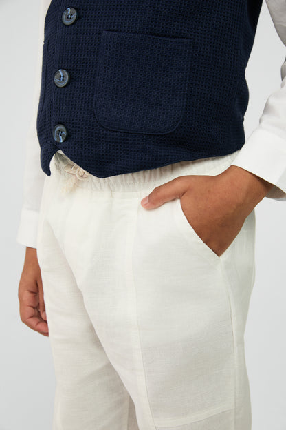 Boy White Trousers