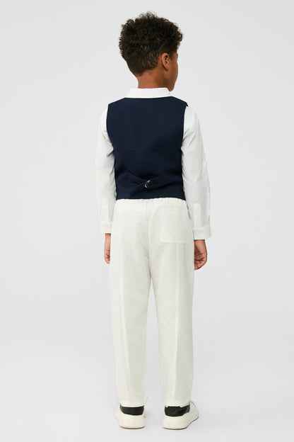 Boy White Trousers