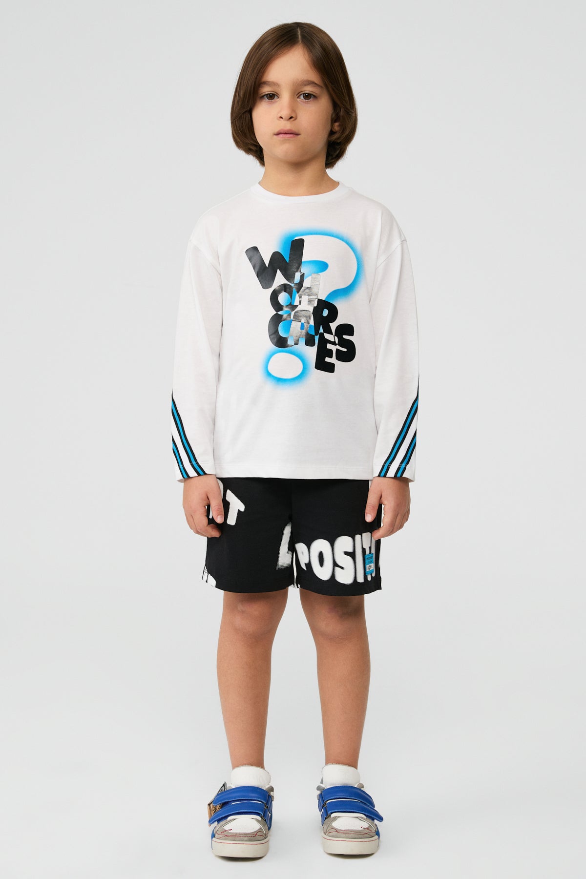 تي شيرت أبيض للأولاد