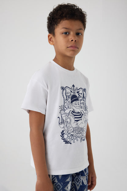 Boy White Tshirt