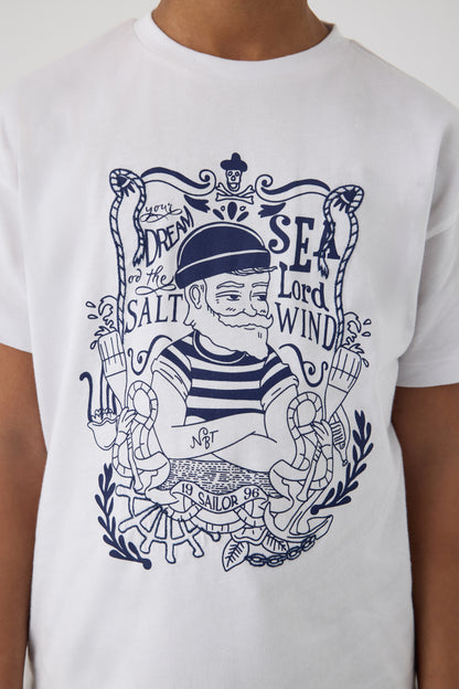 Boy White Tshirt