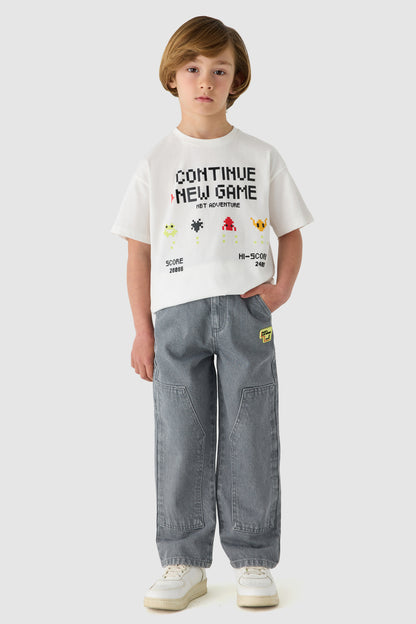 Boy White Tshirt