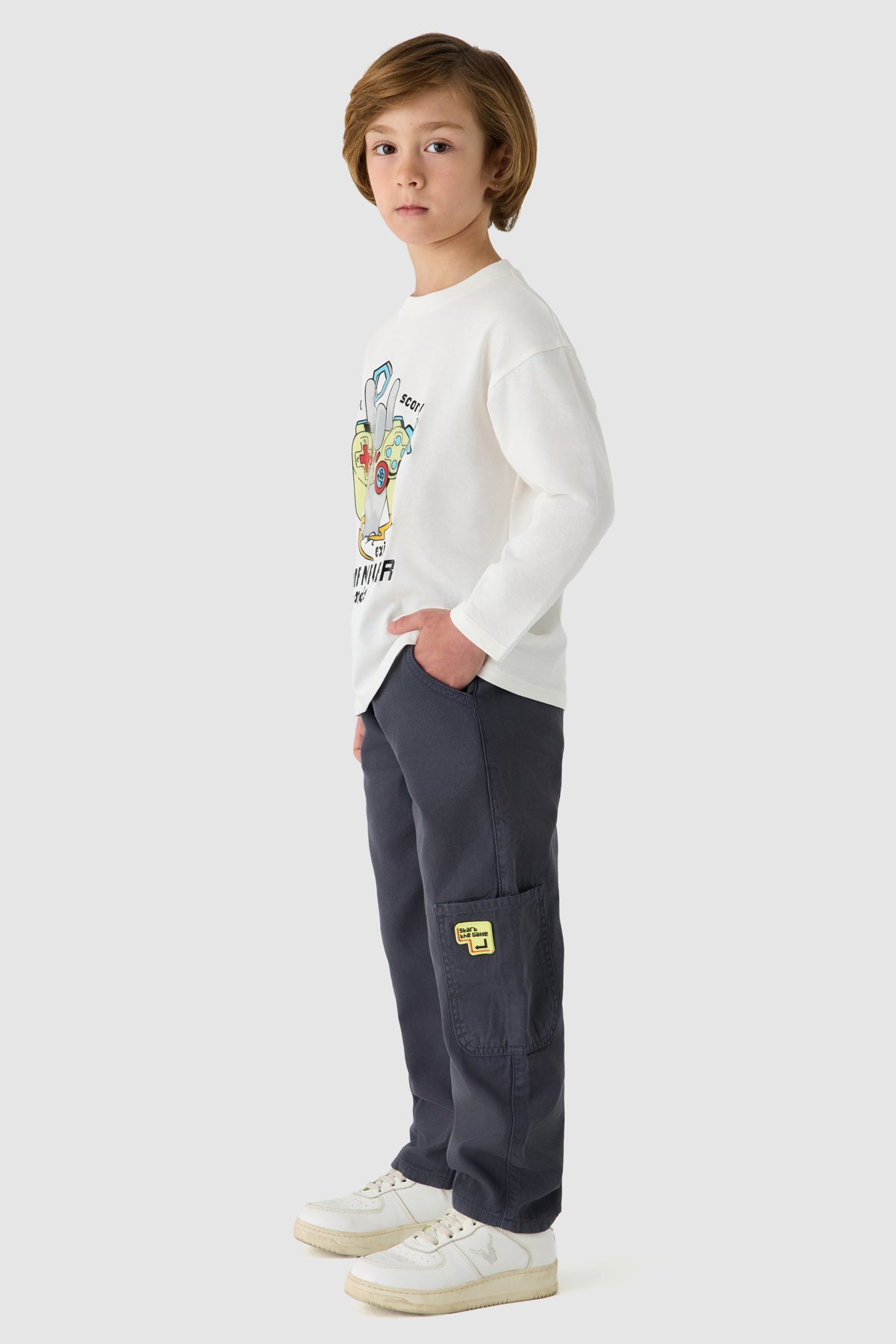 Boy White Tshirt