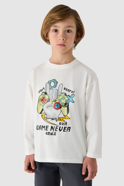 Boy White Tshirt