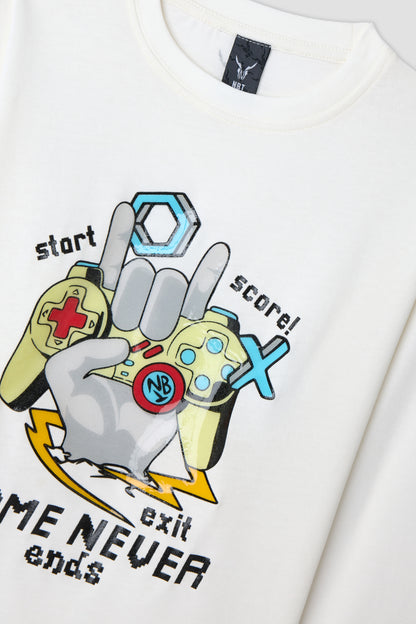 Boy White Tshirt