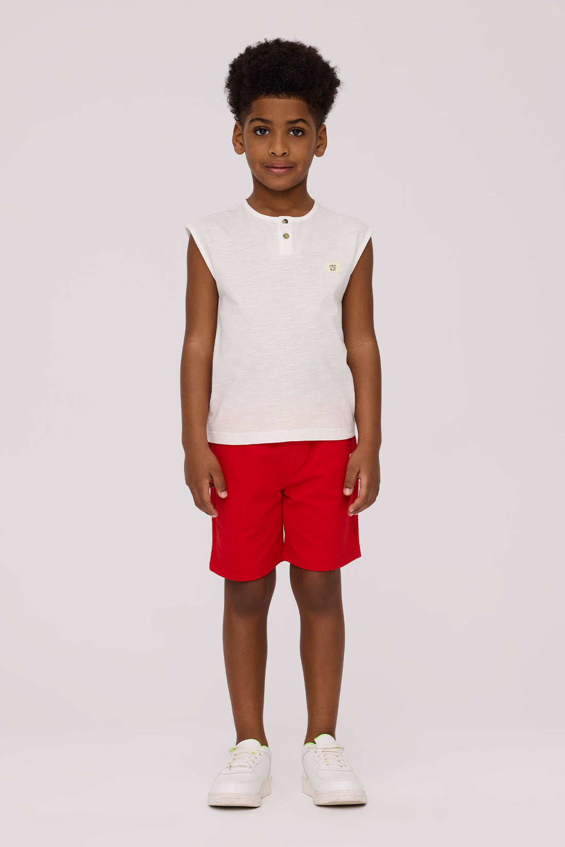 Boy White Undershirt