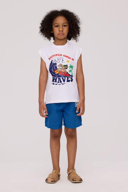 Boy White Undershirt