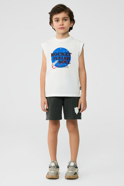 Boy White Undershirt