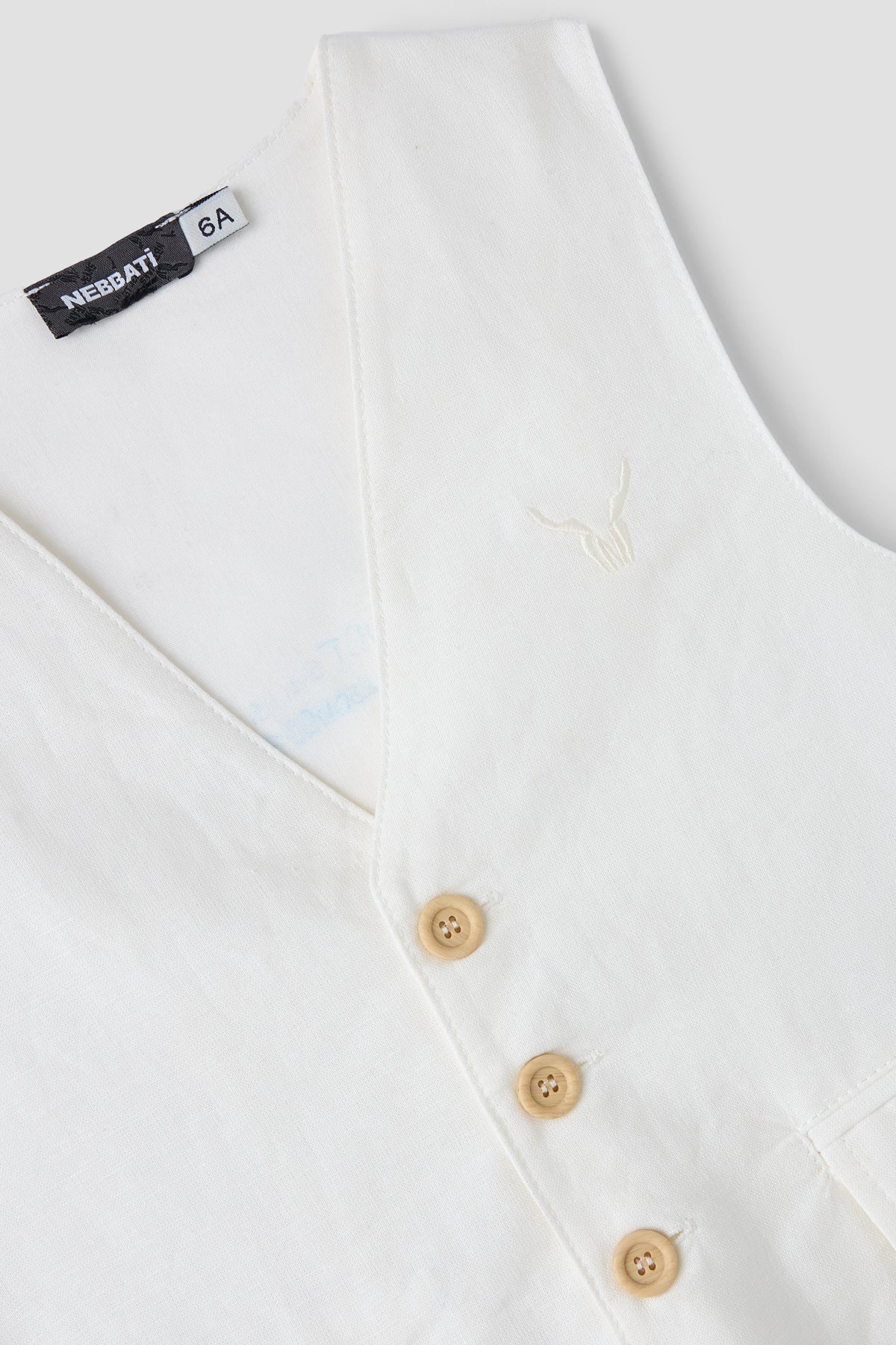 Boy White Vest