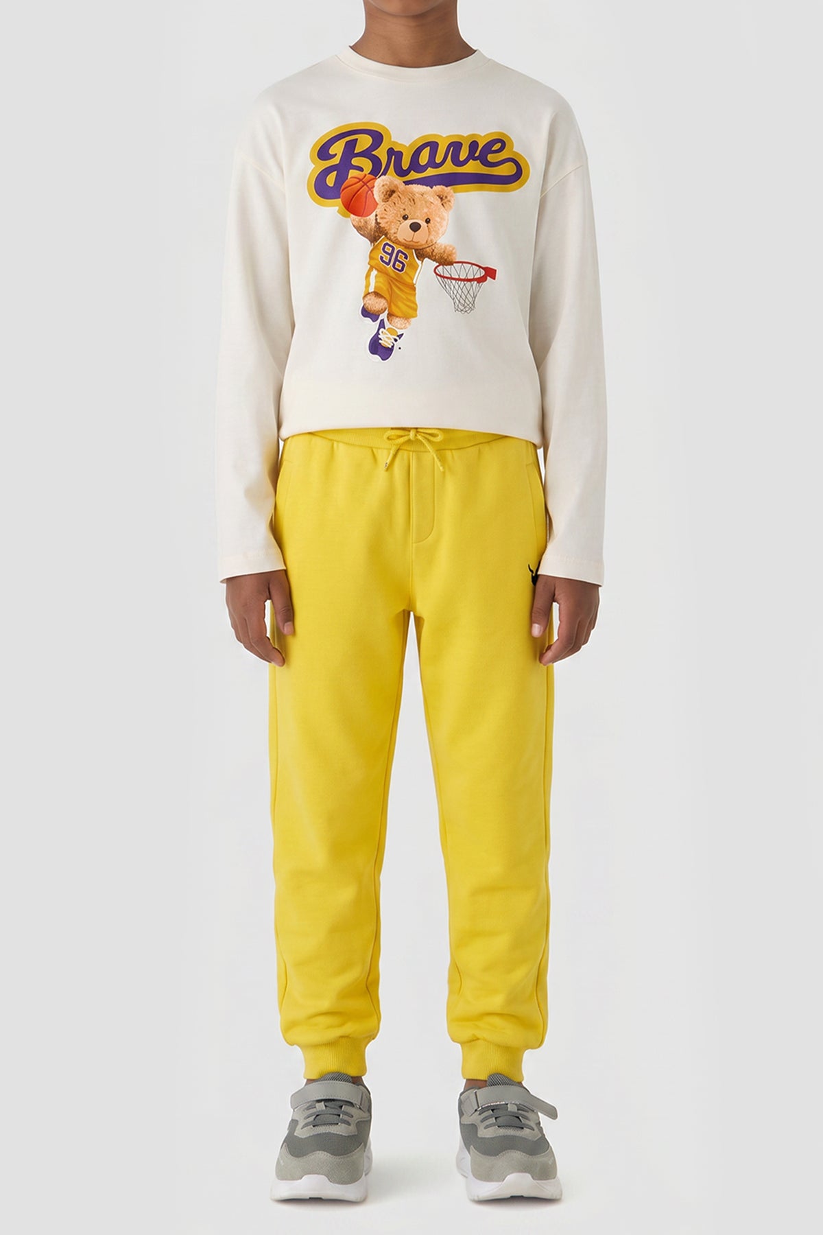 Boy Yellow Tracksuit Bottom