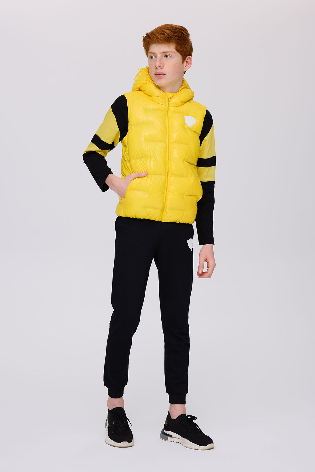 Boy Yellow Vest