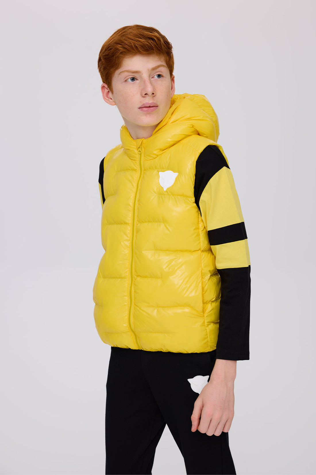 Boy Yellow Vest