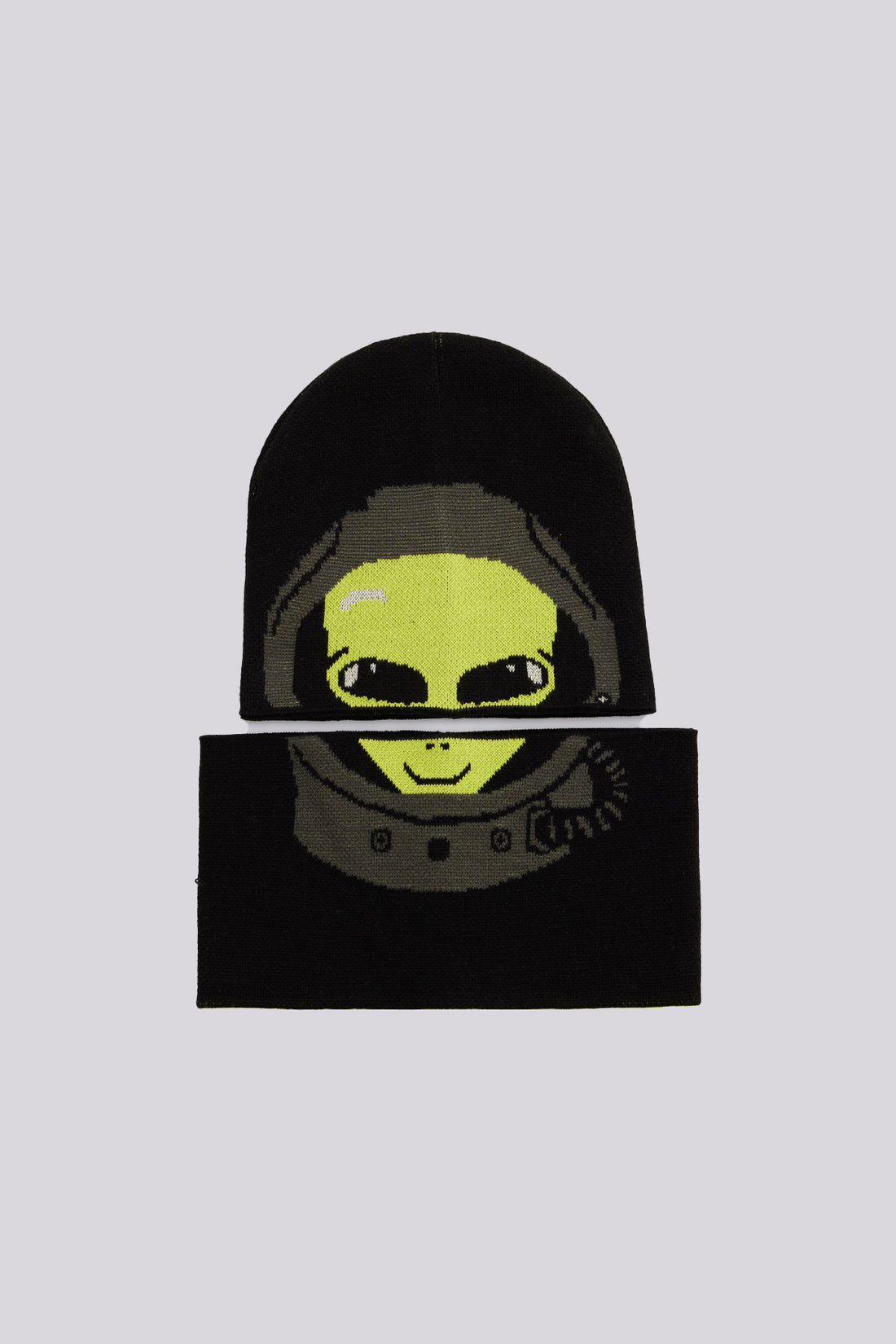 Boys Patterned Scarf and Beanie Set