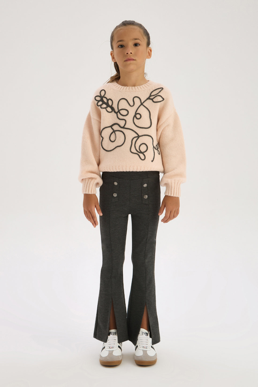 Girl Anthracite Trousers