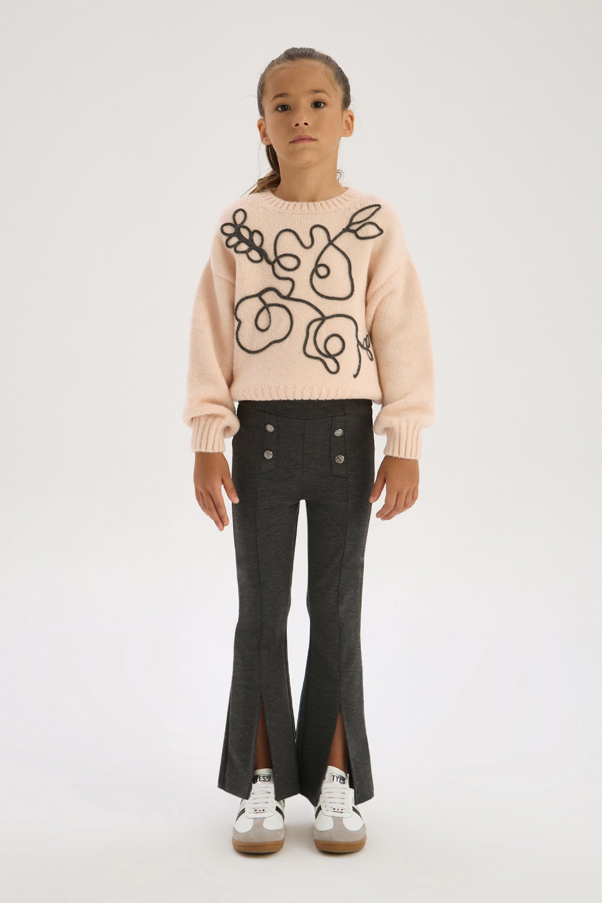 Girl Anthracite Trousers