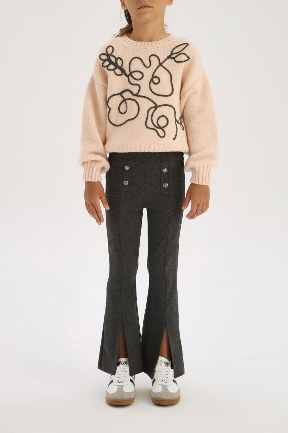 Girl Anthracite Trousers