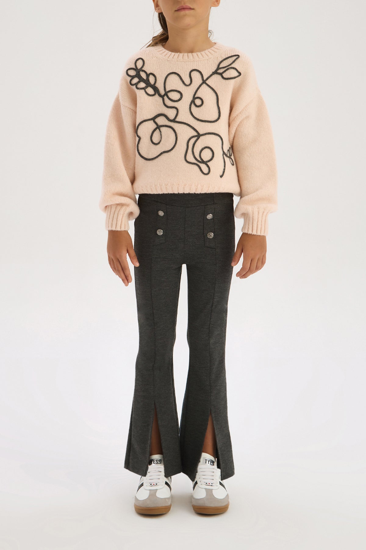 Girl Anthracite Trousers