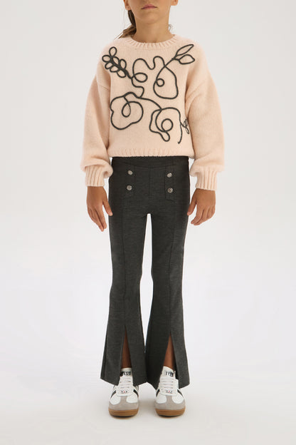 Girl Anthracite Trousers