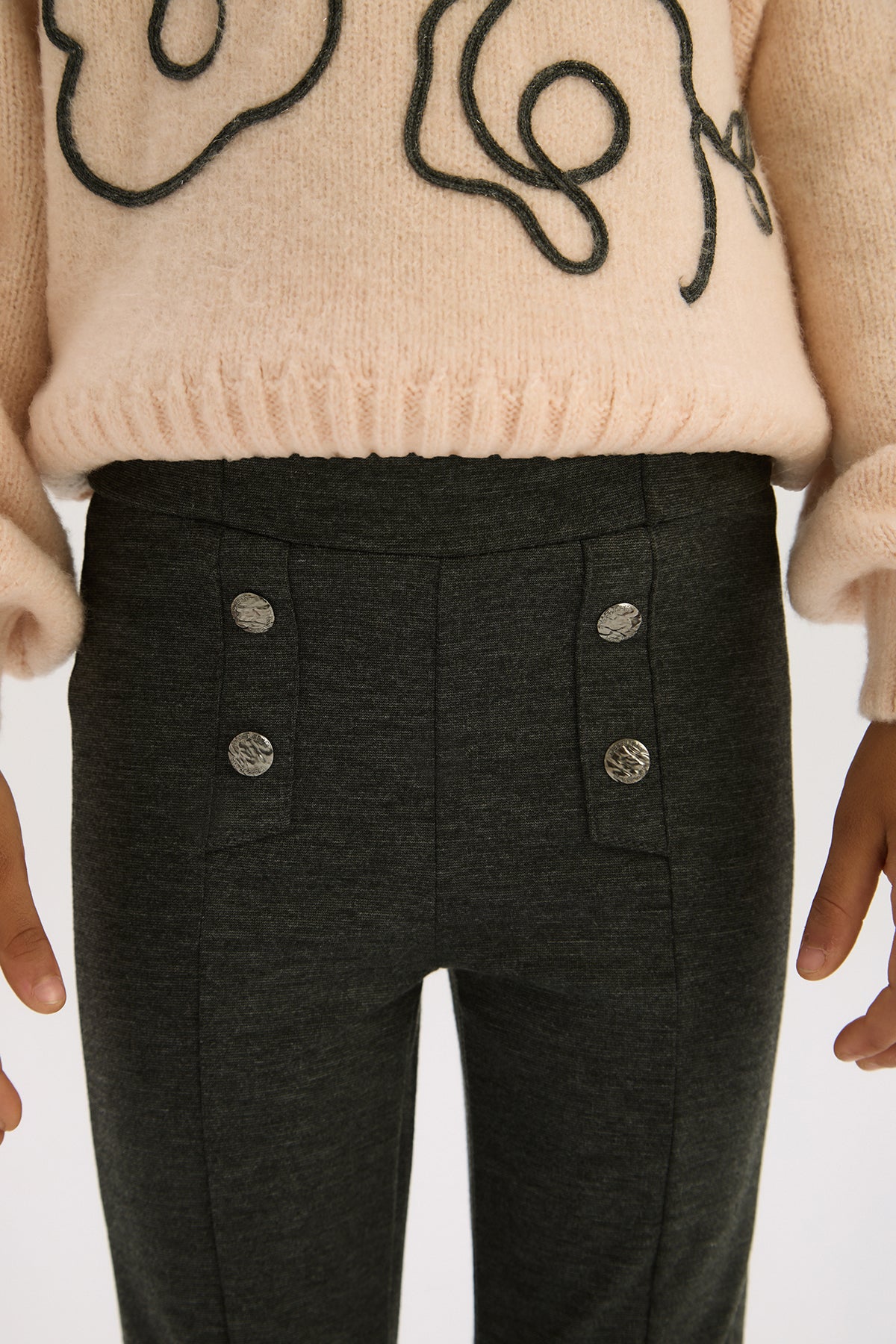 Girl Anthracite Trousers