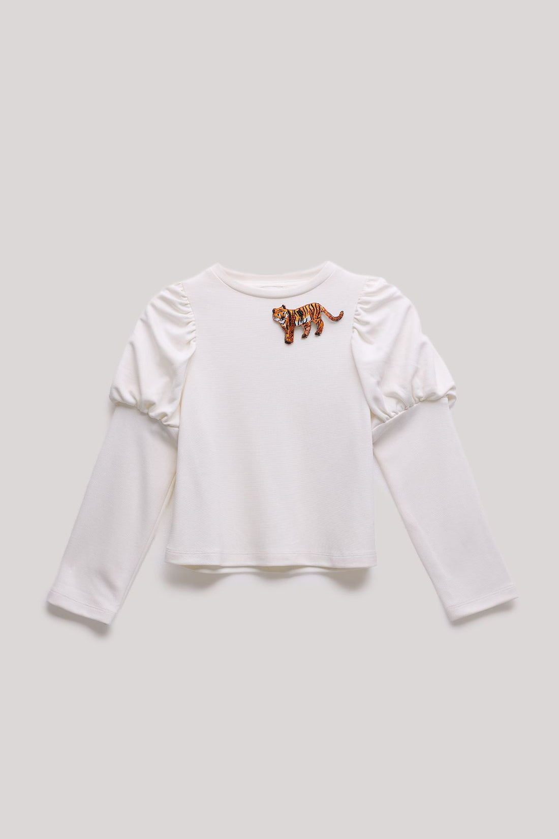 Girl Beige Blouse - BgStore