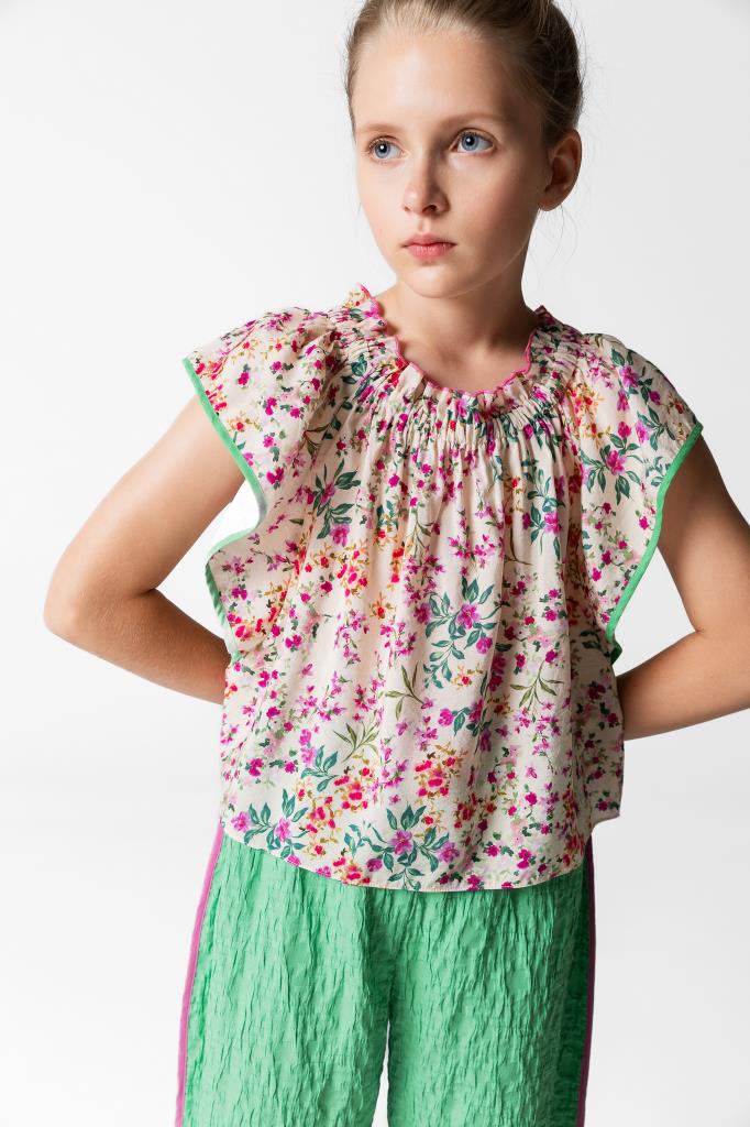 Girl Beige Blouse