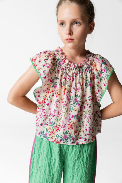 Girl Beige Blouse