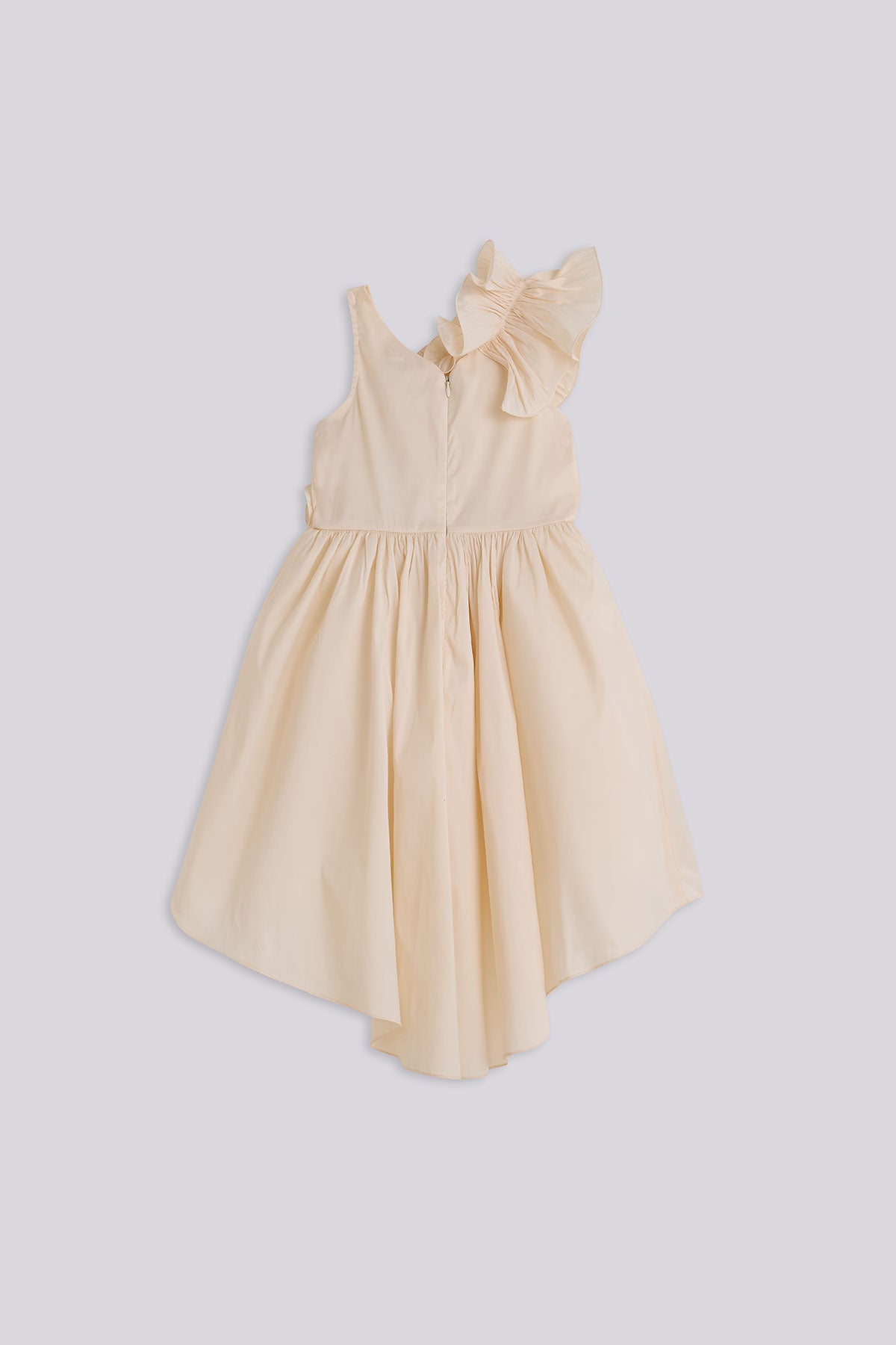 Girl Beige Dress