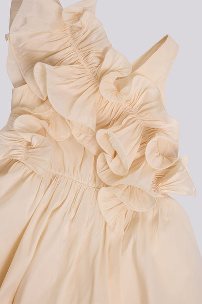 Girl Beige Dress