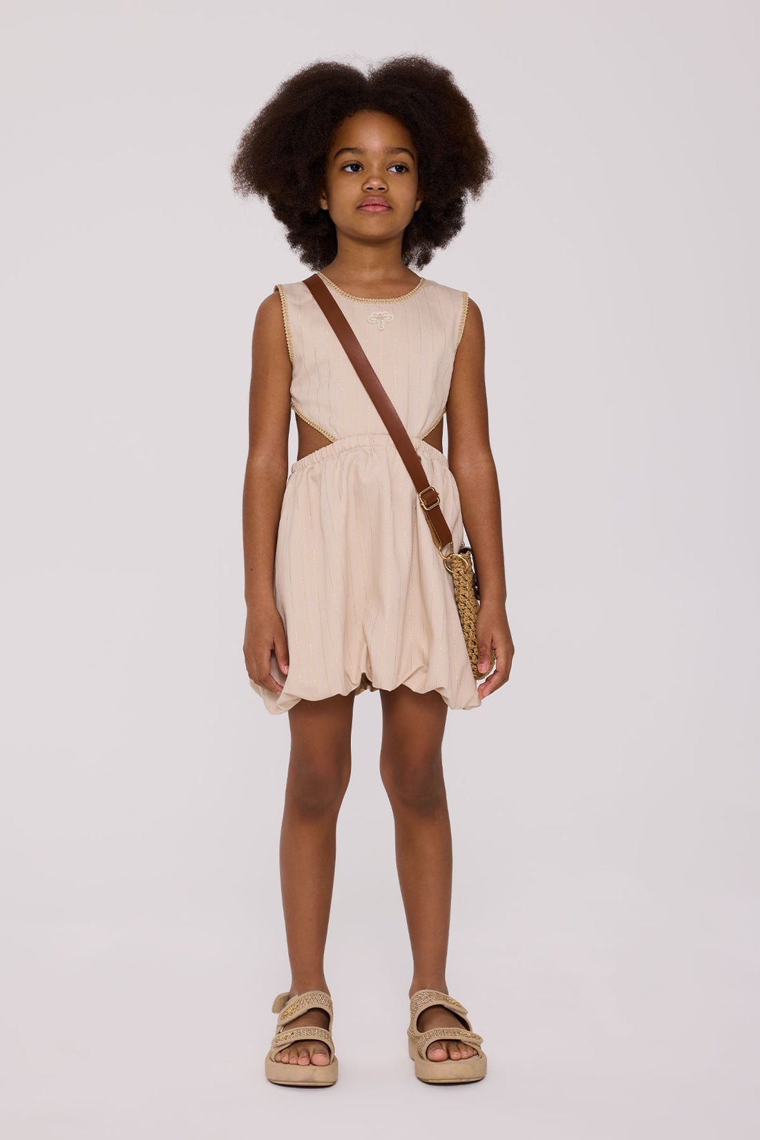Girl Beige Dress