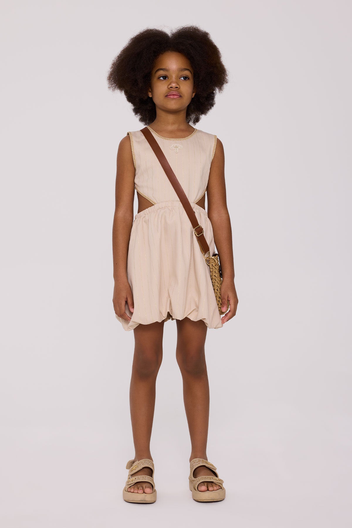 Girl Beige Dress