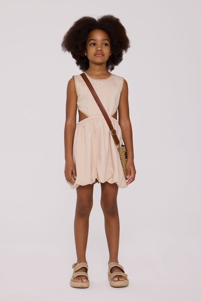 Girl Beige Dress