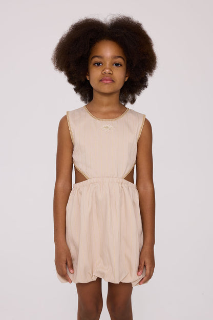Girl Beige Dress