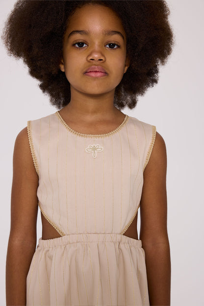 Girl Beige Dress