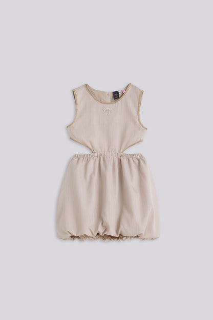 Girl Beige Dress