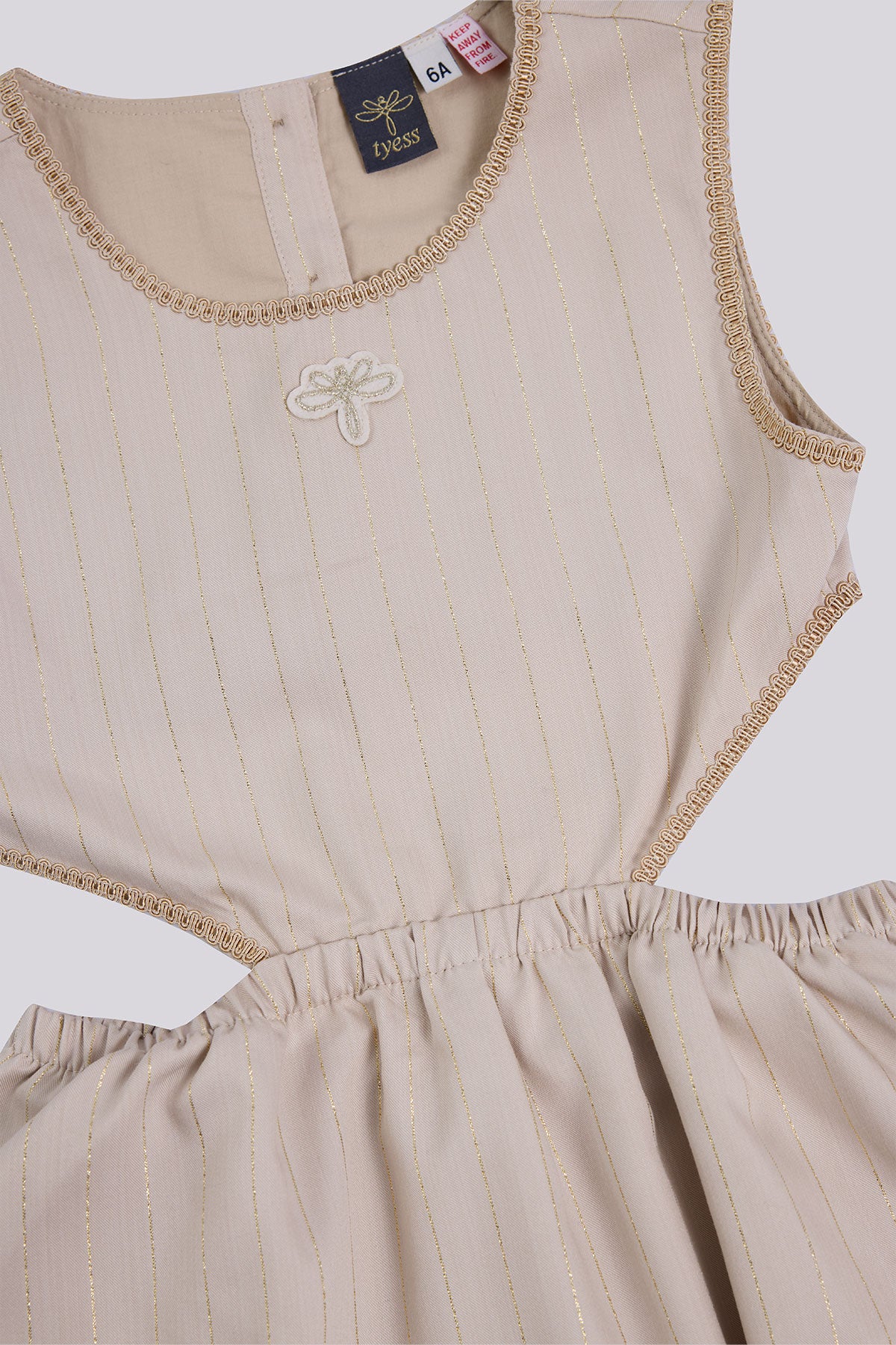 Girl Beige Dress