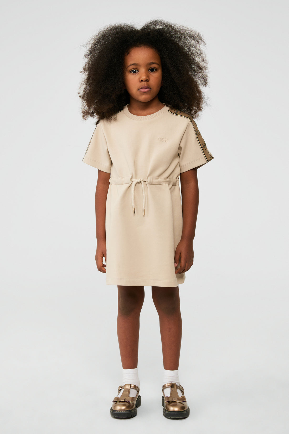 Girl Beige Dress