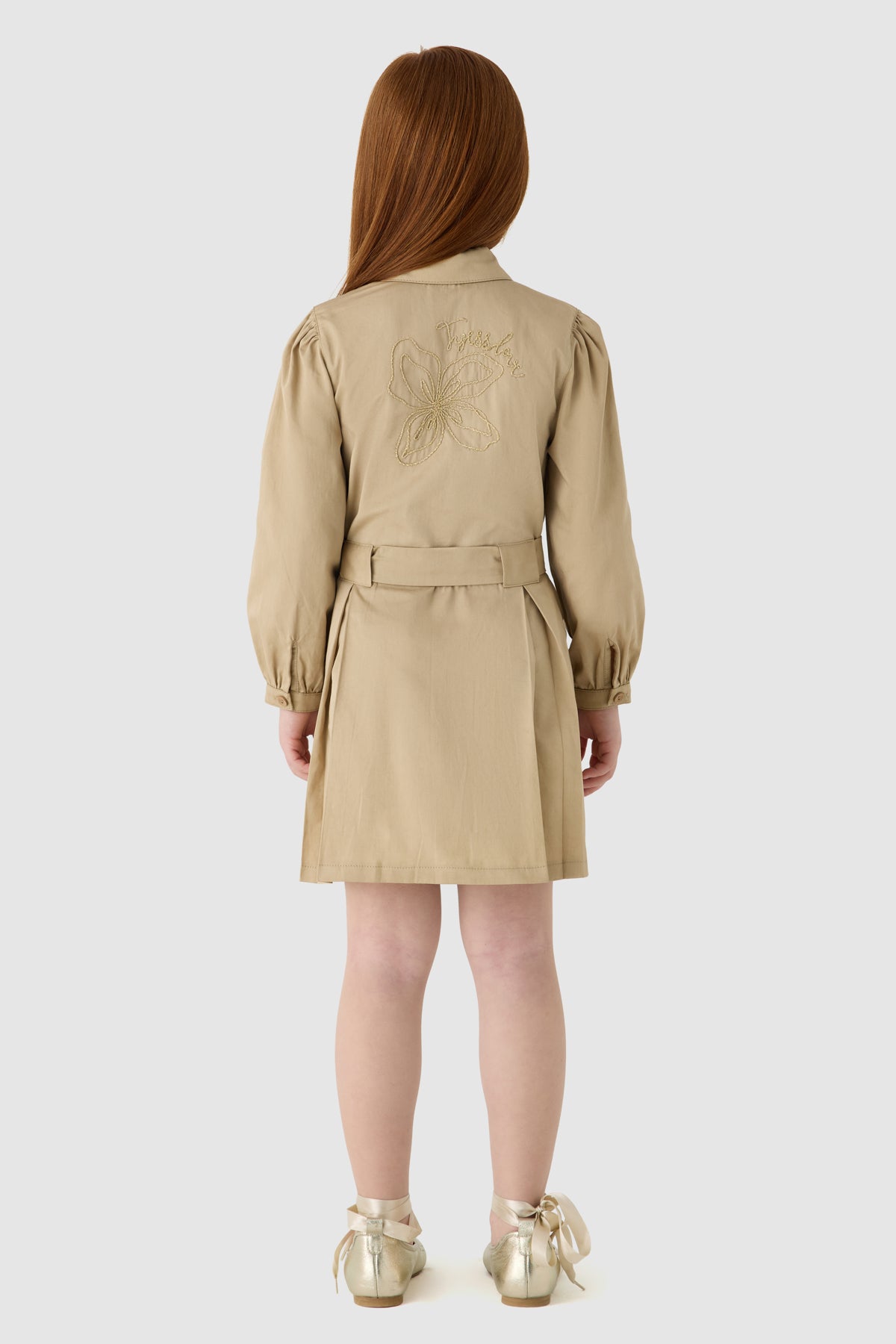 Girl Beige Dress