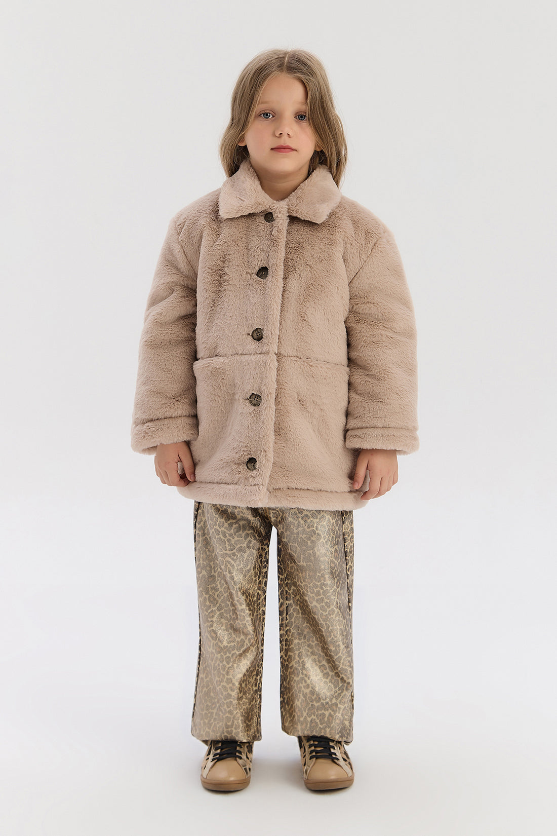 Girl Beige Jacket