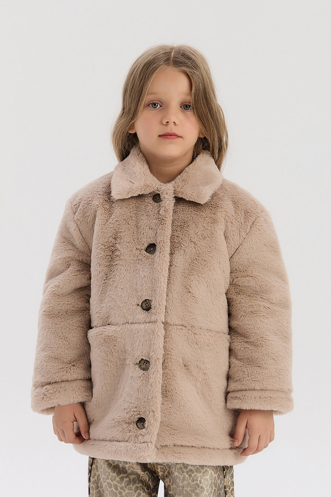 Girl Beige Jacket