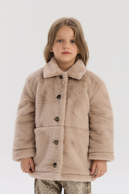 Girl Beige Jacket