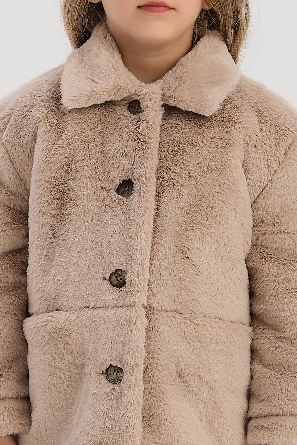 Girl Beige Jacket