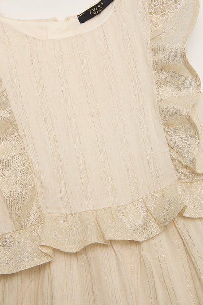 Girl Beige Overall
