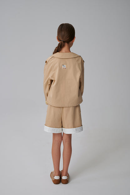 Girl Beige Shorts