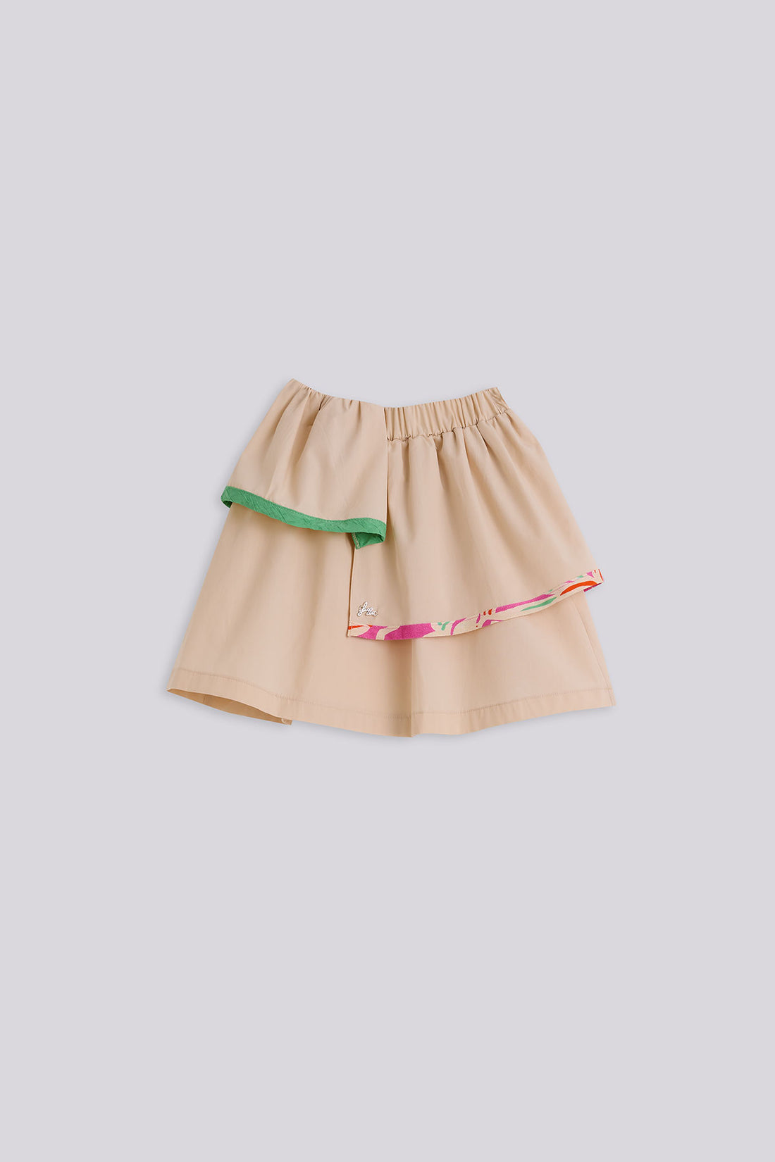 Girl Beige Skirt