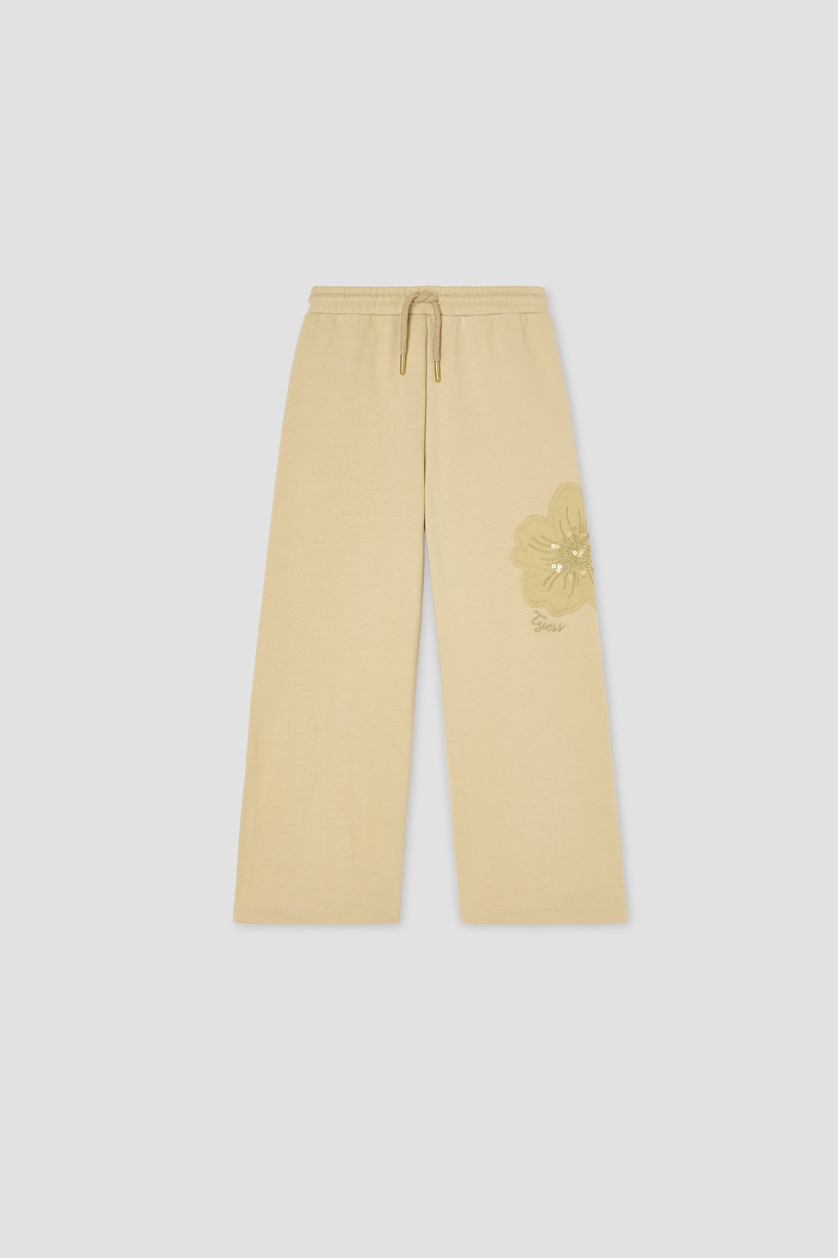 Girl Beige Tracksuit Bottom