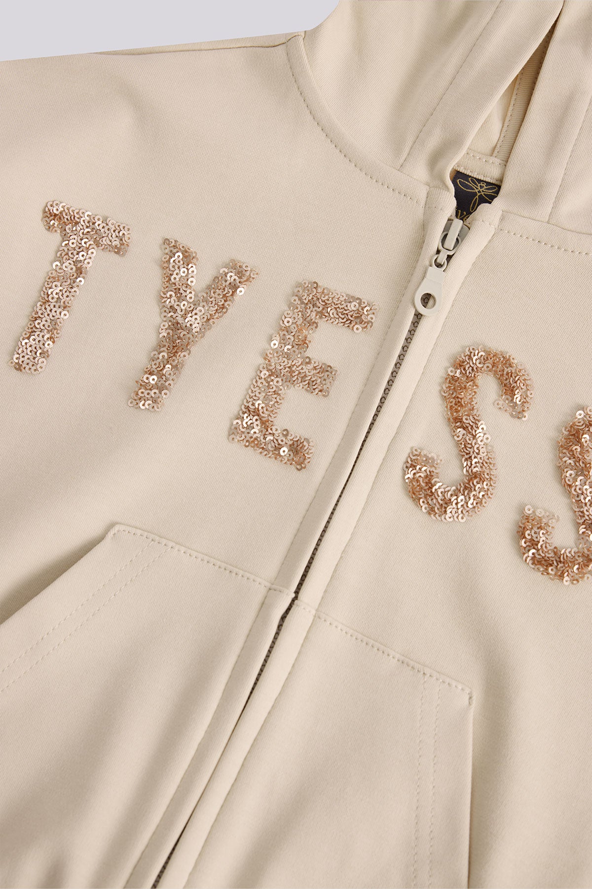 Girl Beige Tracksuit Top