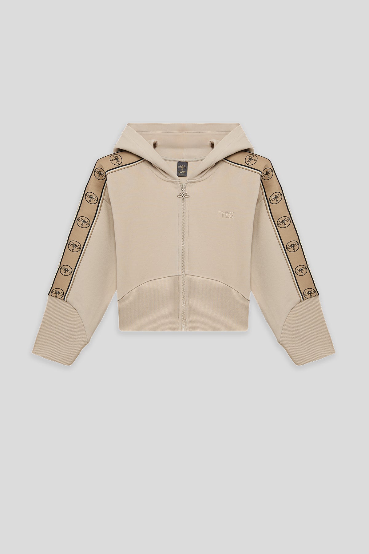 Girl Beige Tracksuit Top